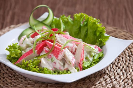 Cucumber Crabstick Salad